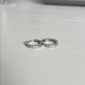 Elegant Silver Hoop Earrings